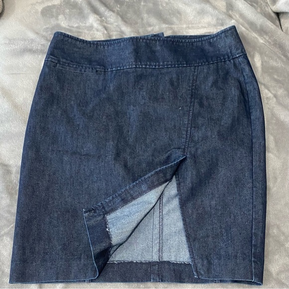Express Design Studio Denim Skirt - Picture 2 of 5